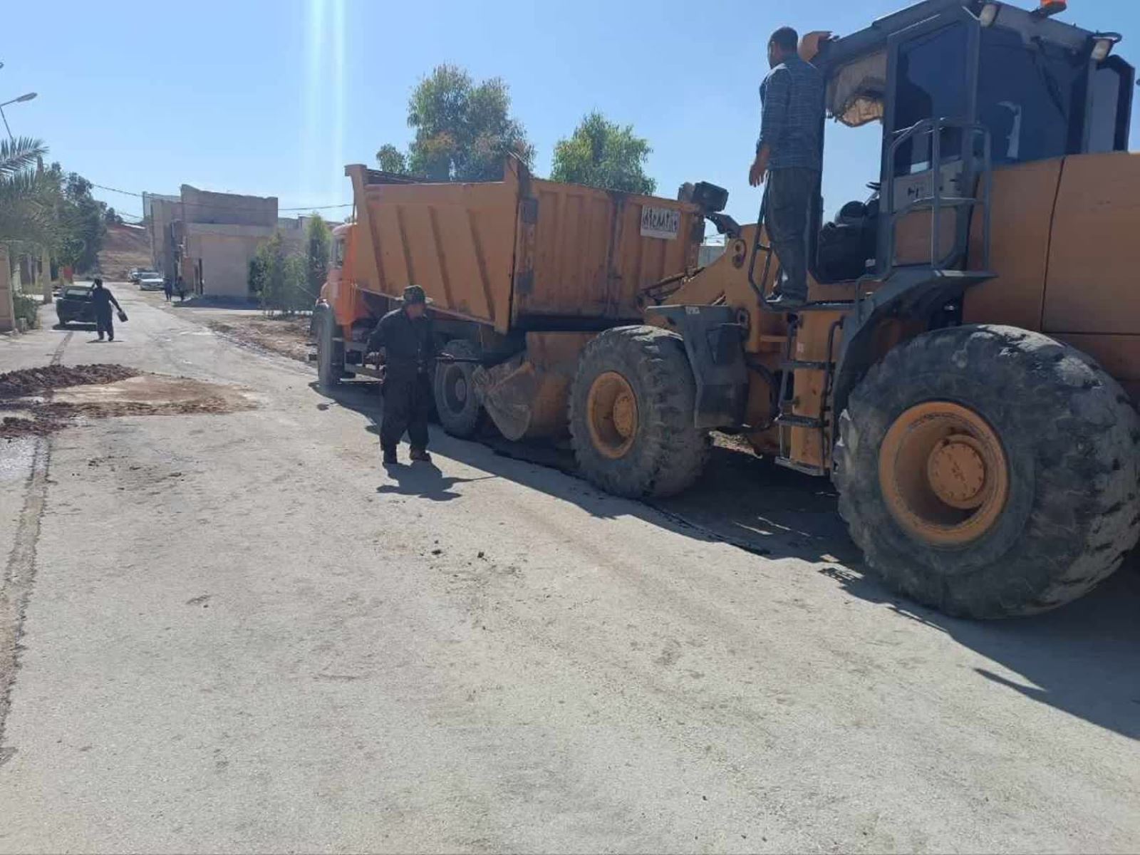 آغاز به کار فعالیتهای عمرانی شهرداری قصرشیرین 